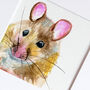 Inky Mouse Illustration Print, thumbnail 2 of 10