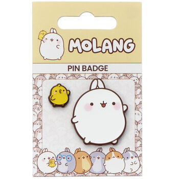 Molang And Piu Piu Pin Badge, 3 of 3