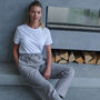 Women's 'Prince of Wales' Check Brushed Cotton Pyjama Trousers, thumbnail 1 of 2