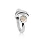 Adjustable June Love Birthstone Ring In Sterling Silver Moonstone, thumbnail 1 of 2