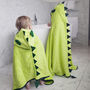 Personalised Dinosaur Bamboo Soft Hooded Towel, thumbnail 3 of 10