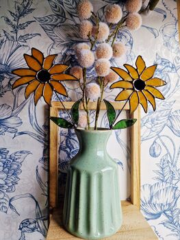 Stained Glass Black Eyed Susan ~ Rudbeckia, 2 of 2