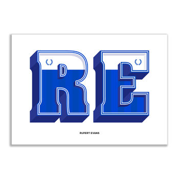 Everton, A To Z Football Prints And Posters, 2 of 6