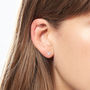 Sterling Silver Butterfly Earrings, thumbnail 2 of 6