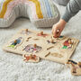 Wooden Farm Personalised Childrens Puzzle, thumbnail 2 of 3