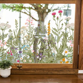 Wild Flower Window Sticker, 3 of 3