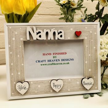 Personalised Nanna Photo Frame Birthday Gift, 8 of 8