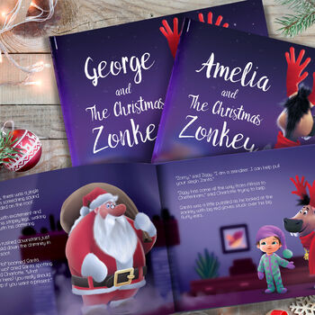 Personalised "The Christmas Zonkey" Story Book, 4 of 8