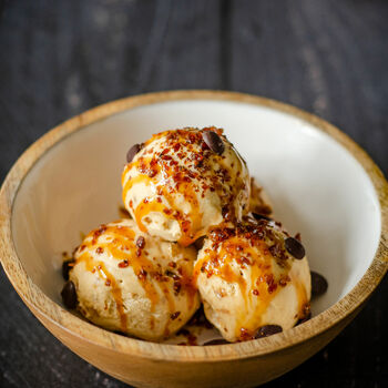 Fathers Day Salted Caramel And Whisky Ice Cream Kit, 3 of 4