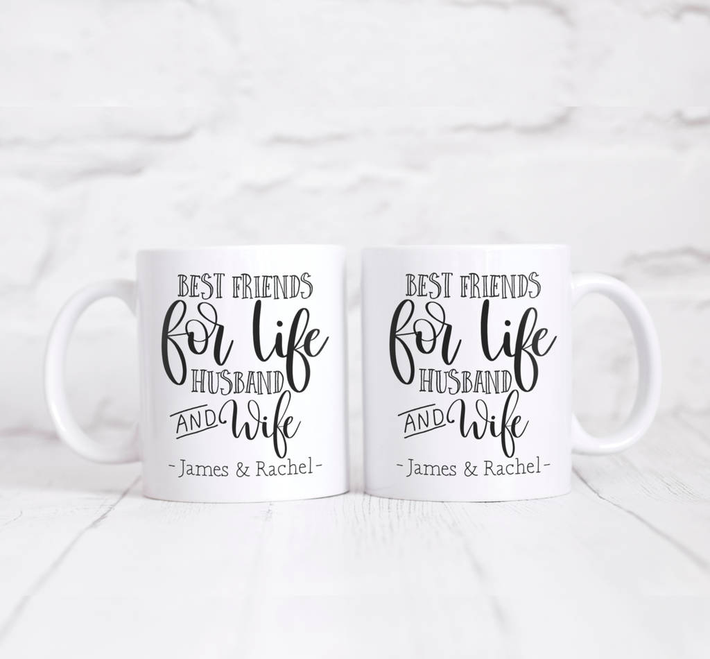 Husband and sale wife mug set