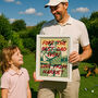 Fore The Best Dad Ever – Personalised Vintage Golf Print, thumbnail 1 of 2