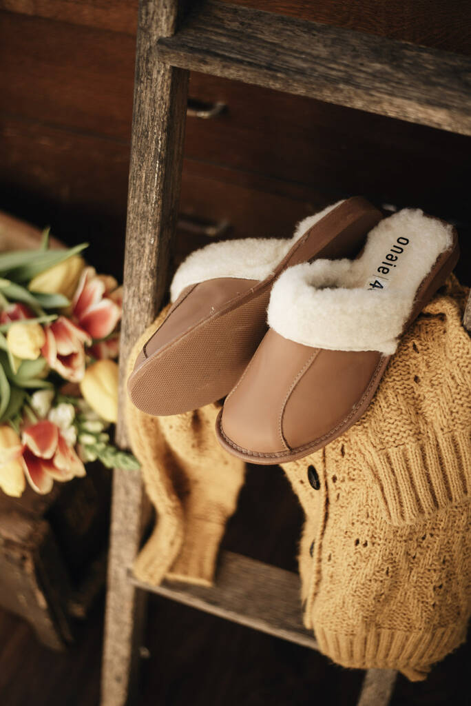 office tan mules