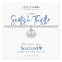 With Love From Scotland Gift, Thistle Bracelet Gift, thumbnail 1 of 3