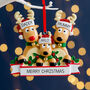 Personalised Christmas Reindeer Family Decoration, thumbnail 4 of 4