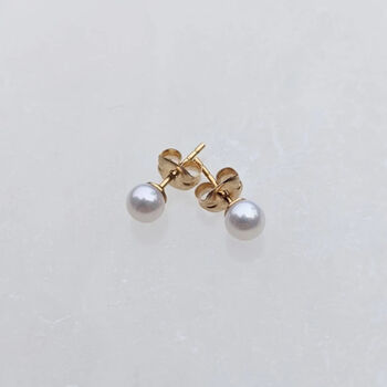 Mini Luna Stud Earrings, 2 of 2