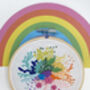 Rainbow Floral Embroidery Kit, thumbnail 6 of 9