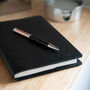 Personalised Leather Lined A5 Notebook, thumbnail 5 of 6