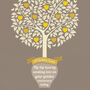Golden Wedding Anniversary Card ‘Tree Of Love’, thumbnail 2 of 4