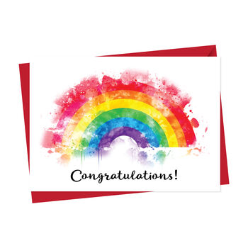 Rainbow Congratulations Card, 2 of 2