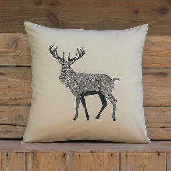 Red Stag Cushion Cover, 2 of 3