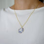 Personalised Initial Forget Me Not Necklace, thumbnail 1 of 3