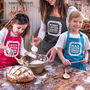 Personalised Love Cooking With Mummy Apron Set, thumbnail 1 of 6