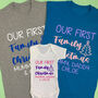 Our First Family Christmas T Shirt Set, thumbnail 3 of 10