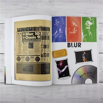 90's Music Decade Personalised Gift Music Lover Book, 3 of 9