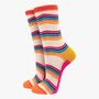 Rainbow Stripe Colourful Bamboo Socks Gift Box, thumbnail 4 of 4