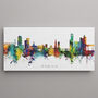Ipswich Skyline Cityscape Art Print, thumbnail 2 of 12