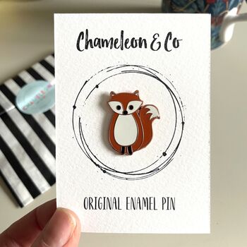 Fox Enamel Pin Badge, 4 of 6