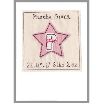 Personalised Girls Initial Star Card For Any Occasion, 8 of 12