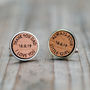 Personalised Father's Day Cufflinks With Secret Message, thumbnail 1 of 6