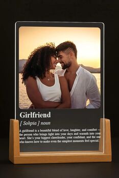 Personalised A5 Acrylic Definition Plaque With Photo Powered By Usb, 6 of 11