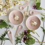 Handmade Pastel Pink Pottery Ring Dish Or Salt Bowl, thumbnail 8 of 9