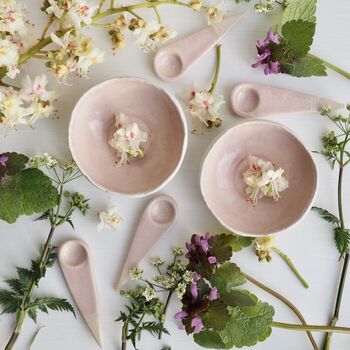 Handmade Pastel Pink Pottery Ring Dish Or Salt Bowl, 8 of 9