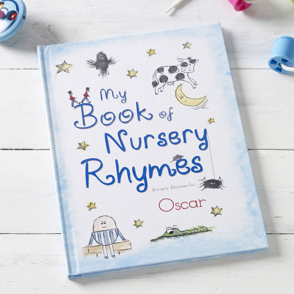personalised gift boxed nursery rhymes book by alice frederick