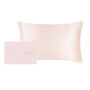 Silk Addict 100% Mulberry Silk Pillowcase Pale Pink, thumbnail 1 of 4