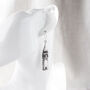 Silver Plated Tower Earrings, thumbnail 6 of 7