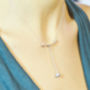 'Beautifully Simple' Handmade Pearl Drop Pendant, thumbnail 1 of 9