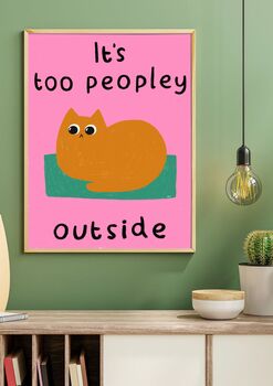 Too Peopley Outside Print, 2 of 5