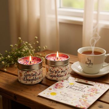 Special Daughter Candle Gift Set – Special Daughter / You Are My Sunshine, 2 of 2