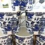 Set Of Six Palace Mugs In Blue Willow Design, thumbnail 3 of 9