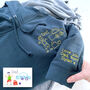 Personalised Embroidered Kids Drawing Hoodie, thumbnail 1 of 12