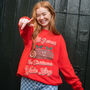 All I Want Is Yule Log Women's Christmas Jumper, thumbnail 1 of 4