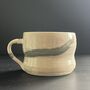 Abstract Splash Medium 300ml Coffee Mug In Cream, Black Or Turquoise, thumbnail 6 of 12
