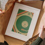 Personalised Retro Record Player Song Print, thumbnail 1 of 3