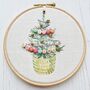 Christmas Tree Mini Embroidery Hoop Kit, thumbnail 4 of 8