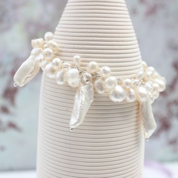 Ivory White Assorted Pearl Necklace, 4 of 12