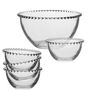 Luxury Beaded Glass Trifle Bowl Serving Set, thumbnail 2 of 9